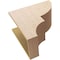 Ekena Millwork 12"W x 24"D x 24"H Classic Ridgewood Rough Cedar Woodgrain TimberThane Corbel, Primed Tan CORUR12X24X24RIDRCPR - alternate 6